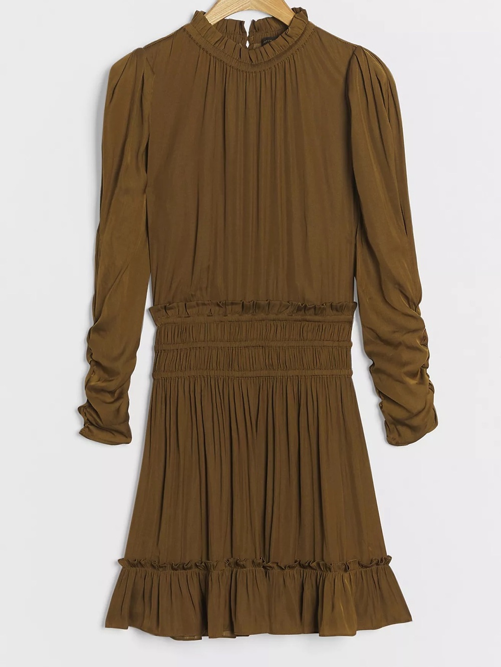 NWT Anthropology Serena Pleated Mini Dress size Large